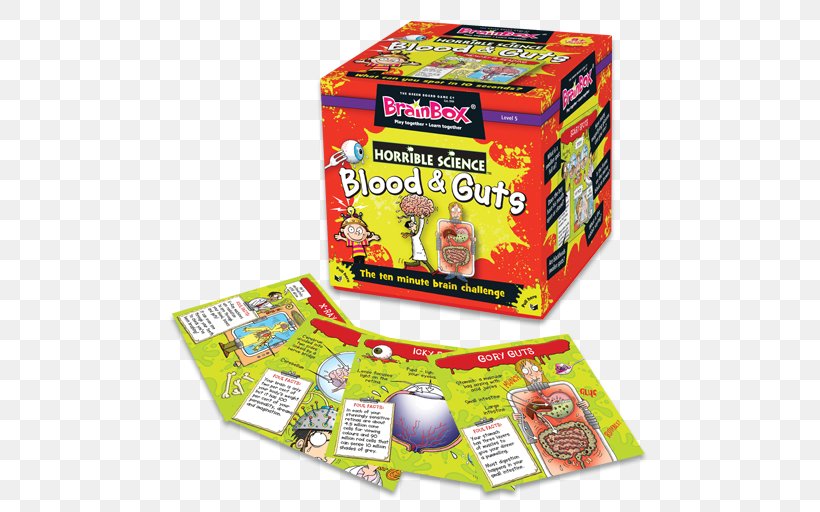 Toy Green Board Games Brainbox Horrible Science Blood And Guts Green Board Games Brainbox Horrible Science Blood And Guts, PNG, 512x512px, Toy, Blood, Board Game, Brain, Food Download Free