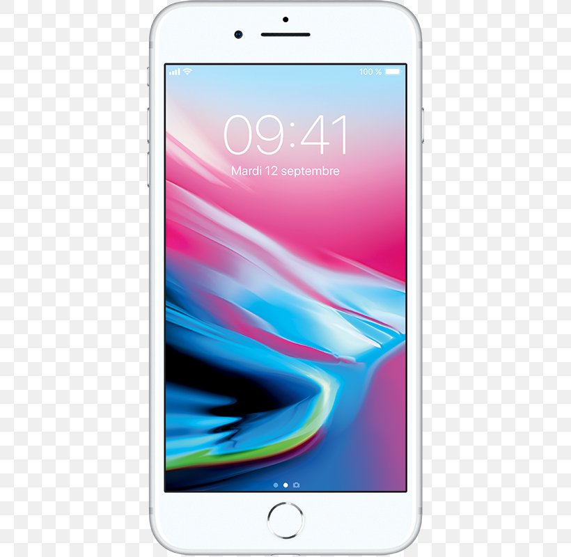 Apple IPhone 8 Plus Silver 64 Gb Unlocked, PNG, 800x800px, 64 Gb, Apple Iphone 8 Plus, Apple, Apple Iphone 8, Communication Device Download Free