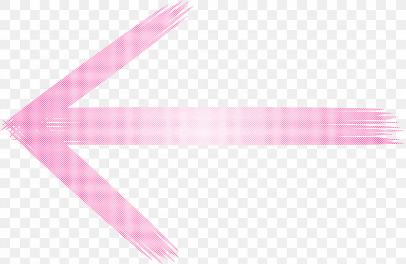 Brush Arrow, PNG, 3000x1953px, Brush Arrow, Line, Magenta, Material Property, Pink Download Free