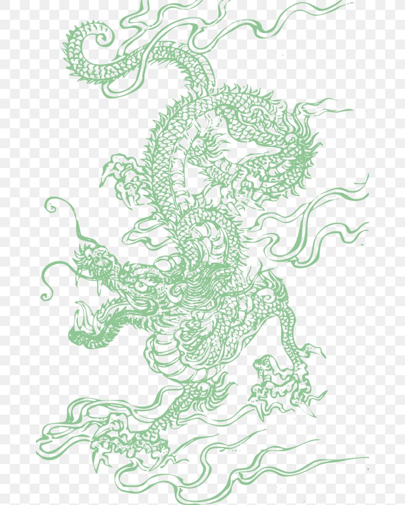 China Chinese Dragon Symbol, PNG, 674x1023px, China, Art, Black And White, Chinese Art, Chinese Dragon Download Free
