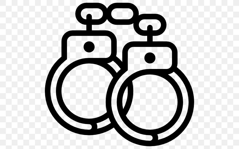 Clip Art Handcuffs Vector Graphics, PNG, 512x512px, Handcuffs, Coloring Book, Crime, Line Art, Physical Restraint Download Free
