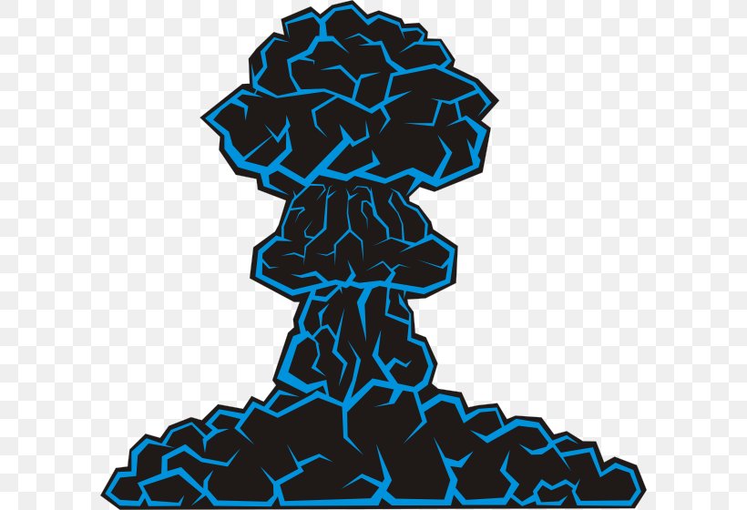 Mushroom Cloud Nuclear Weapon Clip Art, PNG, 600x560px, Mushroom Cloud, Cloud, Cobalt Blue, Drawing, Electric Blue Download Free