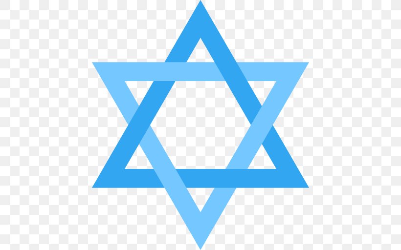 Star Of David Judaism Jewish Symbolism Jewish People Religion, PNG, 512x512px, Star Of David, Area, Blue, Brand, David Download Free
