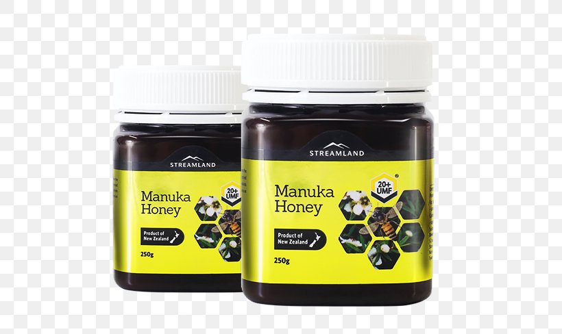 Mānuka Honey Manuka Bee Nectar, PNG, 555x488px, Manuka, Bee, Brand, Creamed Honey, Food Download Free