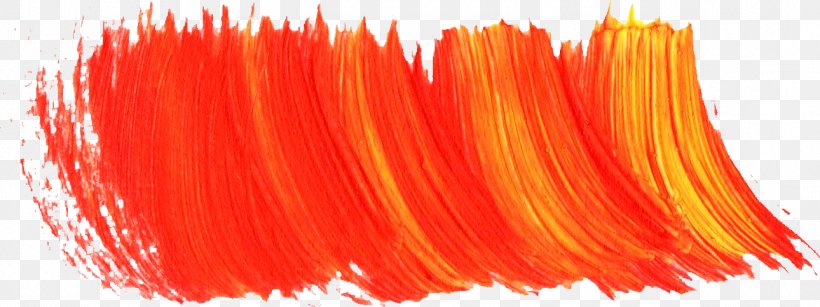 Paintbrush Watercolor Painting, PNG, 1290x483px, Paintbrush, Brush, Color, Oil Paint, Orange Download Free