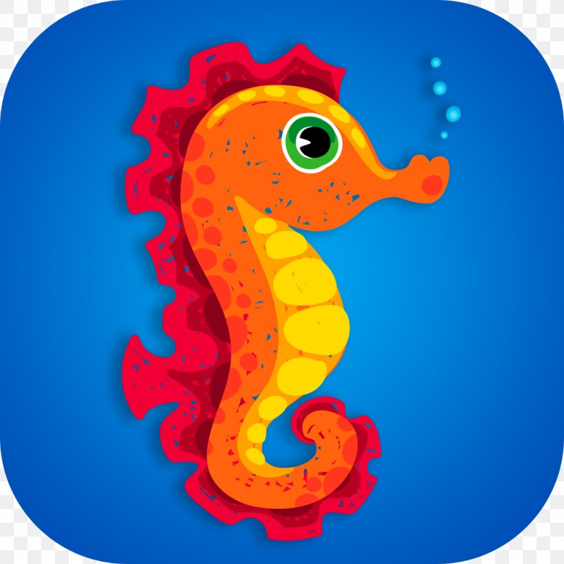 Seahorse Syngnathiformes Fish Animal Organism, PNG, 1024x1024px, Seahorse, Animal, Fish, Orange, Organism Download Free