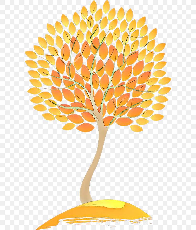 Orange, PNG, 614x962px, Yellow, Orange, Plant, Plant Stem, Tree Download Free