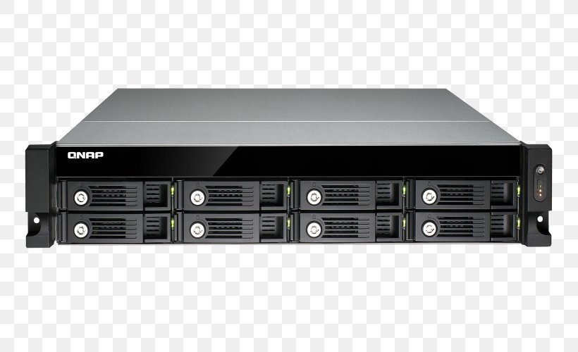 QNAP TVS-871U-RP Network Storage Systems Intel Core QNAP TVS-1271U-RP, PNG, 800x500px, Qnap Tvs871urp, Audio Receiver, Computer, Computer Component, Data Storage Device Download Free