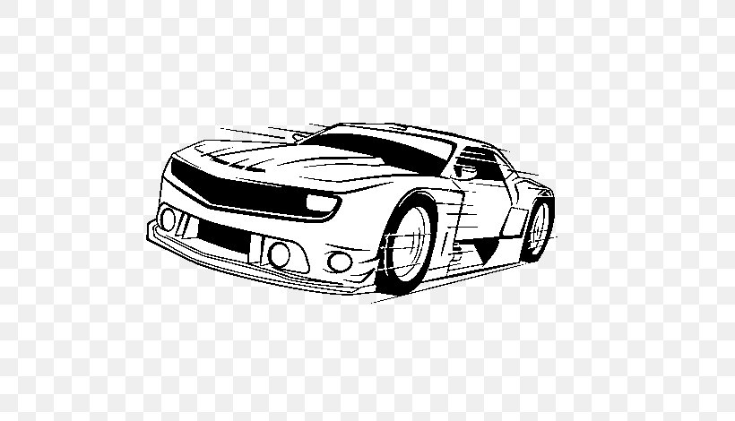 Sports Car Mack Super-Liner Chevrolet Camaro Vector Graphics, PNG, 600x470px, Car, Automotive Design, Automotive Exterior, Black And White, Brand Download Free