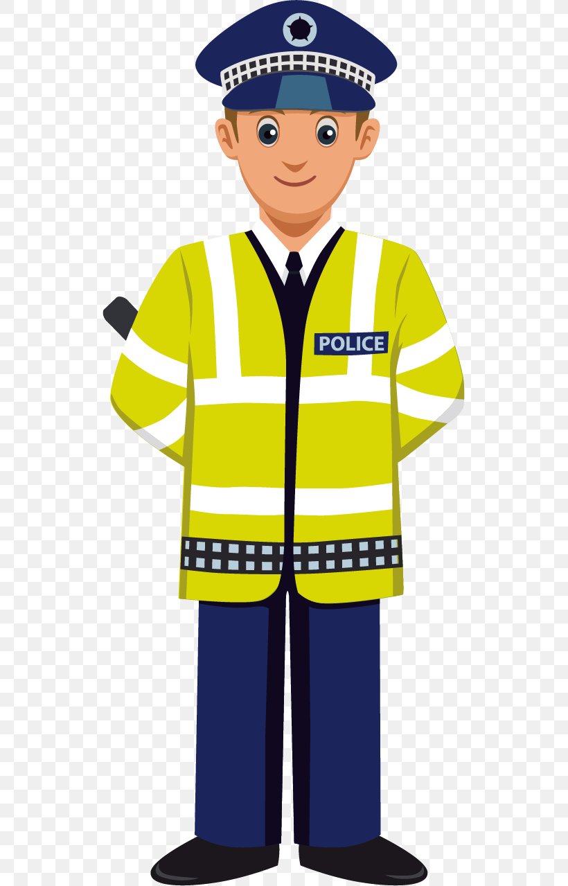 Traffic Police Police Officer Clip Art, PNG, 523x1279px, Traffic Police,  Cartoon, Clothing, Crime, Headgear Download Free
