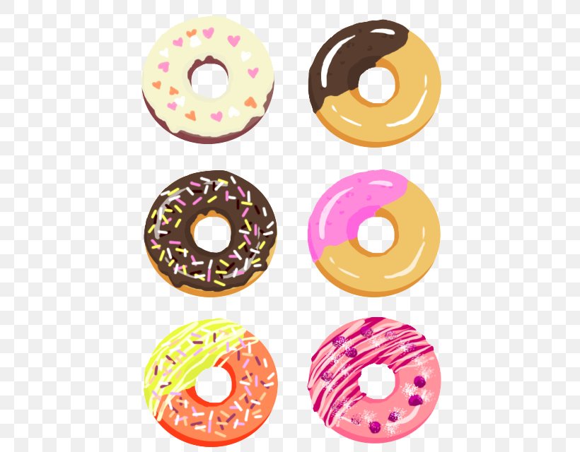 Donuts Frosting & Icing Drawing Fried Pie Food, PNG, 480x640px, Donuts, Body Jewelry, Cake, Dessert, Dough Download Free