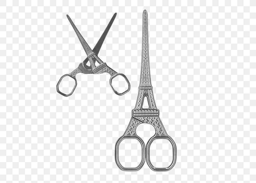 Eiffel Tower Scissors Embroidery Hair-cutting Shears, PNG, 535x587px, Eiffel Tower, Embroidery, Gold, Goldwork, Hair Shear Download Free