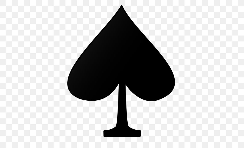 Playing Card Ace Of Spades Suit Espadas, PNG, 500x500px, Playing Card, Ace, Ace Of Hearts, Ace Of Spades, Black And White Download Free