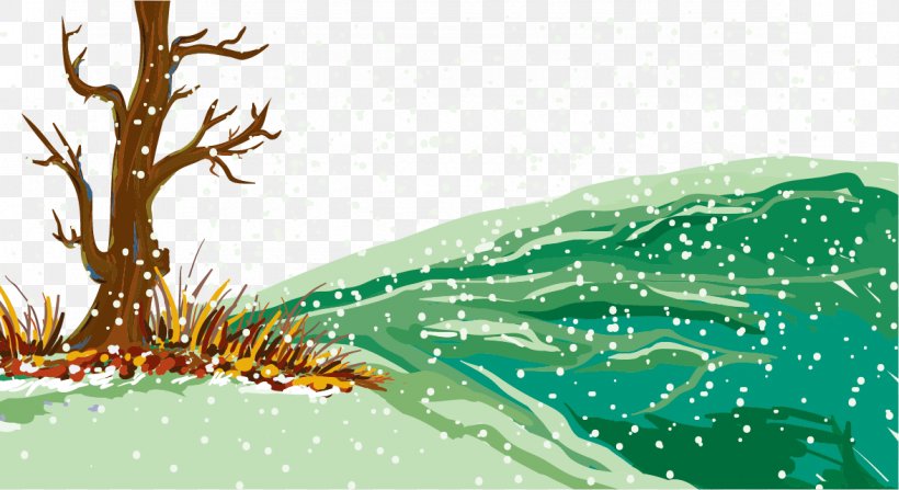Snow Tree Euclidean Vector, PNG, 1176x642px, Snow, Branch, Cypress, Ecosystem, Grass Download Free