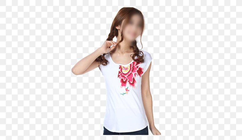 T-shirt White, PNG, 398x474px, Tshirt, Blouse, Clothing, Dress, Model Download Free