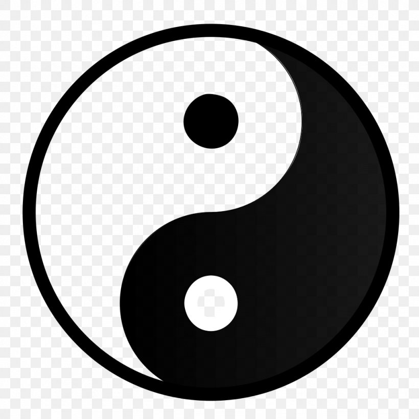 Yin And Yang Symbol Taijitu Taoism Quality, PNG, 1024x1024px, Yin And Yang, Area, Black And White, Culture, Meaning Download Free