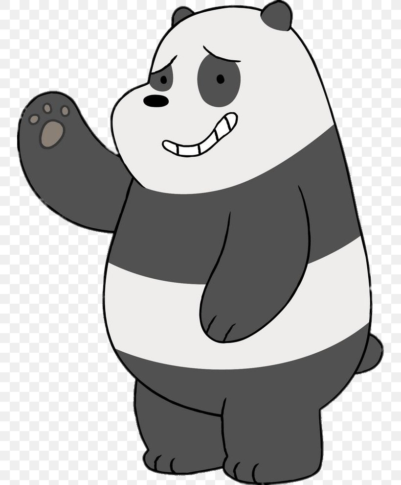 Giant Panda Polar Bear Chloe Park, PNG, 750x990px, Giant Panda, Animated Cartoon, Animation, Bear, Blackandwhite Download Free