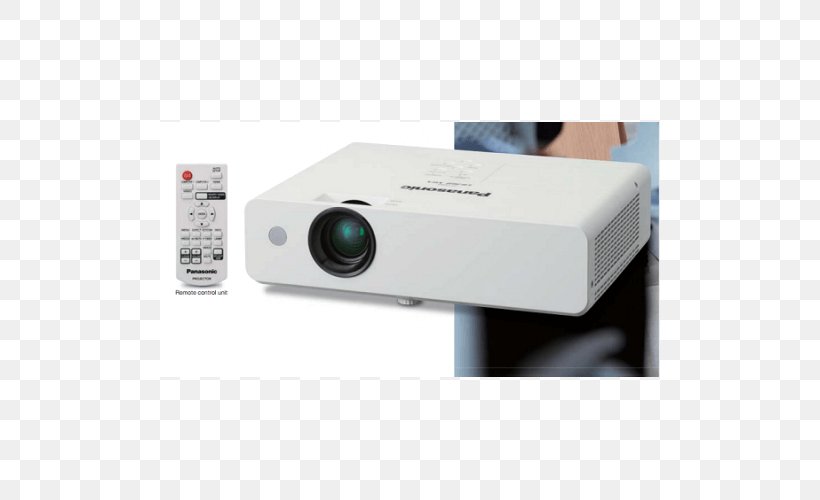 Multimedia Projectors Panasonic PT-LB300 Projector Panasonic 31,000-Lumen WUXGA Laser Projector, PNG, 500x500px, Multimedia Projectors, Contrast, Electronic Device, Electronics, Electronics Accessory Download Free