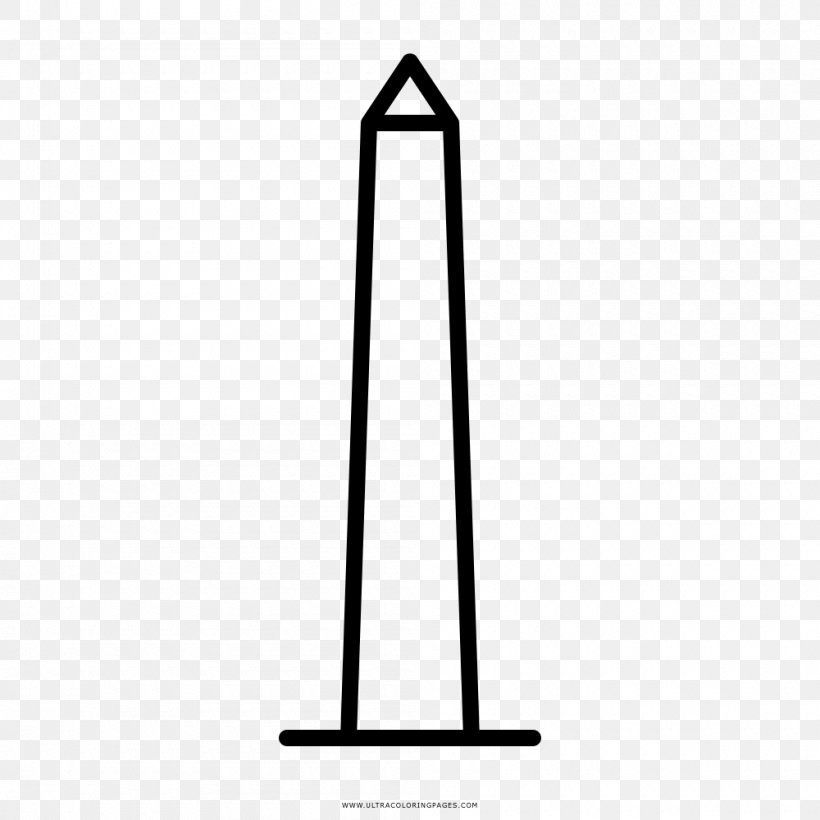 Washington Monument Lincoln Memorial Drawing Coloring Book, PNG, 1000x1000px, Washington Monument, Area, Black And White, Child, Color Download Free