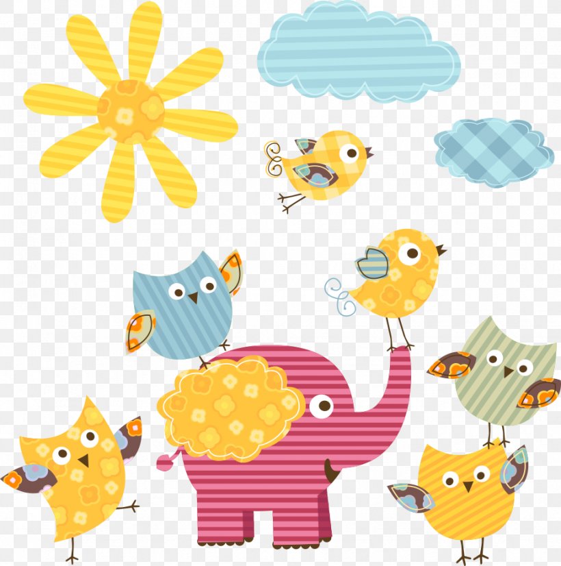 Vector Cartoon Sun And Elephants, PNG, 925x932px, Giraffe, Area, Art, Baby Toys, Bird Download Free