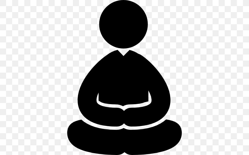 Meditation Relaxation, PNG, 512x512px, Meditation, Asento, Black And White, Buddhism, Flat Design Download Free