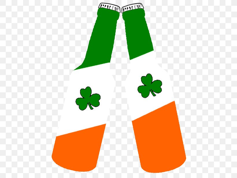 Flag Of Ireland Beer Bottle Clip Art, PNG, 502x617px, Ireland, Area, Beer, Beer Bottle, Beer Glasses Download Free