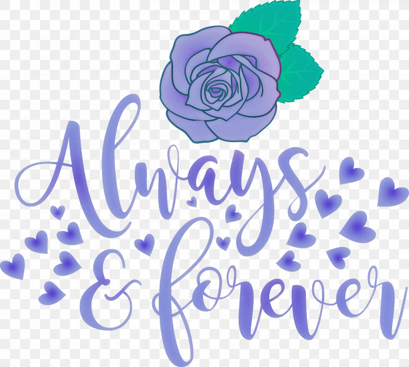 Valentines Day Always And Forever, PNG, 3000x2695px, Valentines Day, Always And Forever, Blue, Cobalt Blue, Cut Flowers Download Free