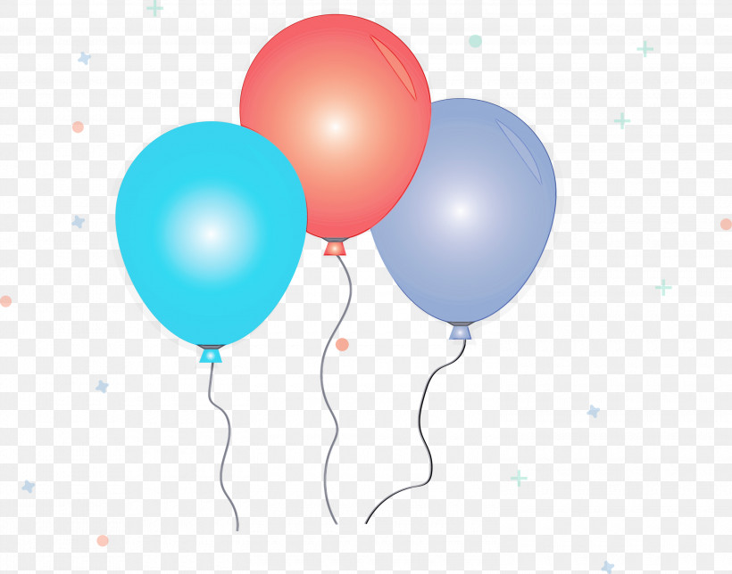 Balloon Party Supply, PNG, 3000x2358px, Birthday, Balloon, Paint, Party Supply, Watercolor Download Free