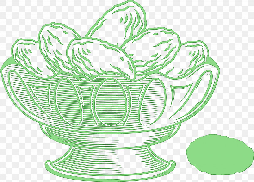 Green Leaf Plant Egg Cup Line Art, PNG, 3077x2201px, Watercolor, Egg Cup, Green, Leaf, Line Art Download Free