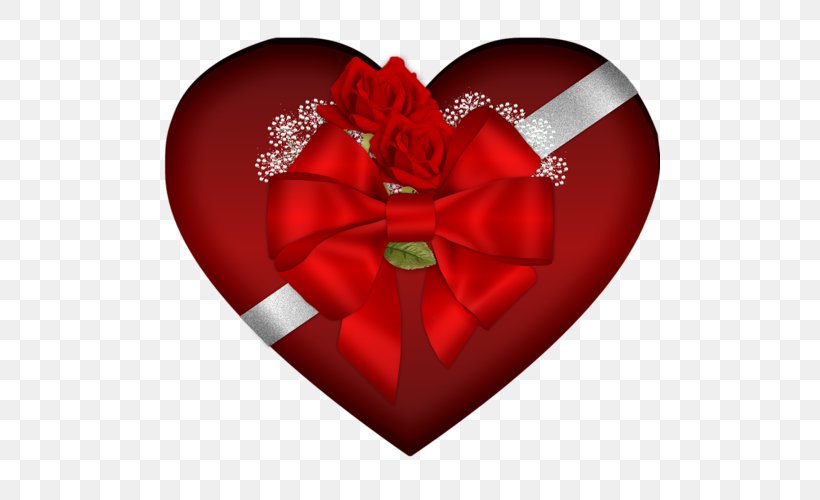 Heart Valentine's Day Love Garden Roses, PNG, 500x500px, Heart, Christmas Ornament, Flower, Garden Roses, Gift Download Free