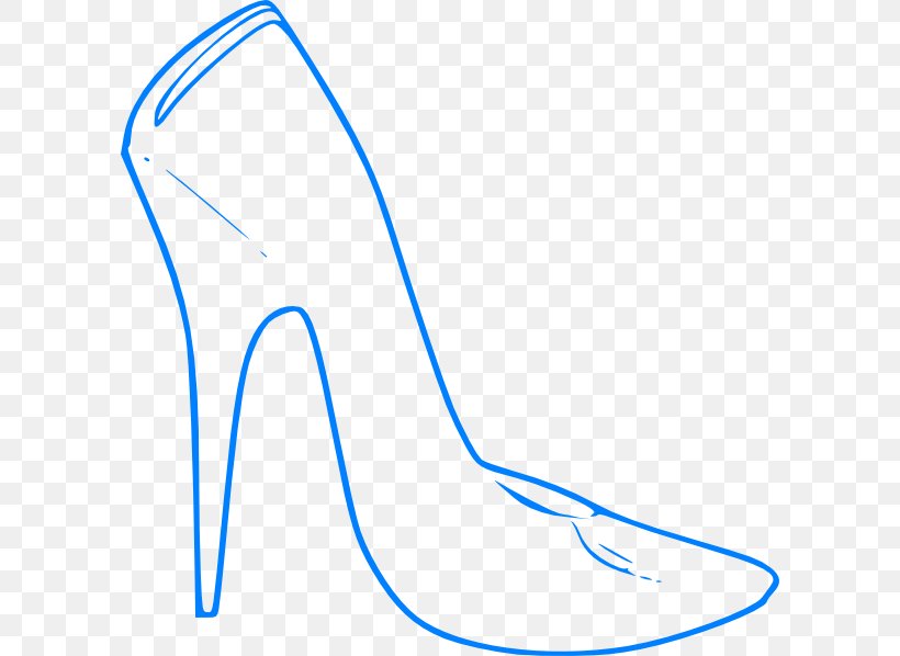 High-heeled Footwear Shoe Clip Art, PNG, 600x598px, Highheeled Footwear, Area, Blue, Boot, Heel Download Free