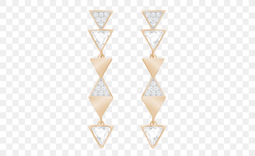 Earring Swarovski Jewellery Gold Plating, PNG, 500x500px, Earring, Body Jewelry, Bracelet, Colored Gold, Costume Jewelry Download Free