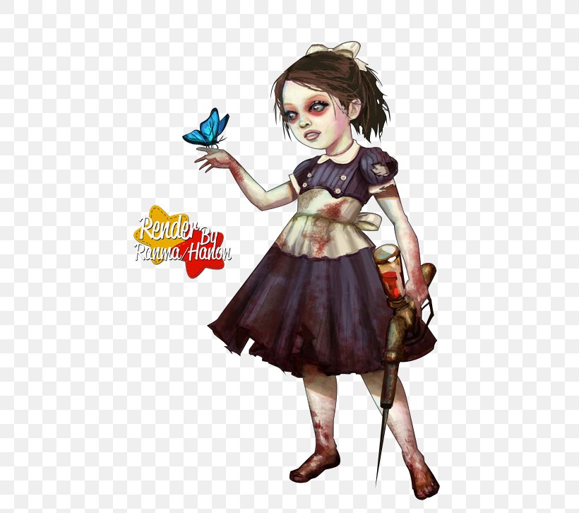 BioShock 2: Minerva's Den BioShock Infinite Big Daddy, PNG, 570x726px, Watercolor, Cartoon, Flower, Frame, Heart Download Free