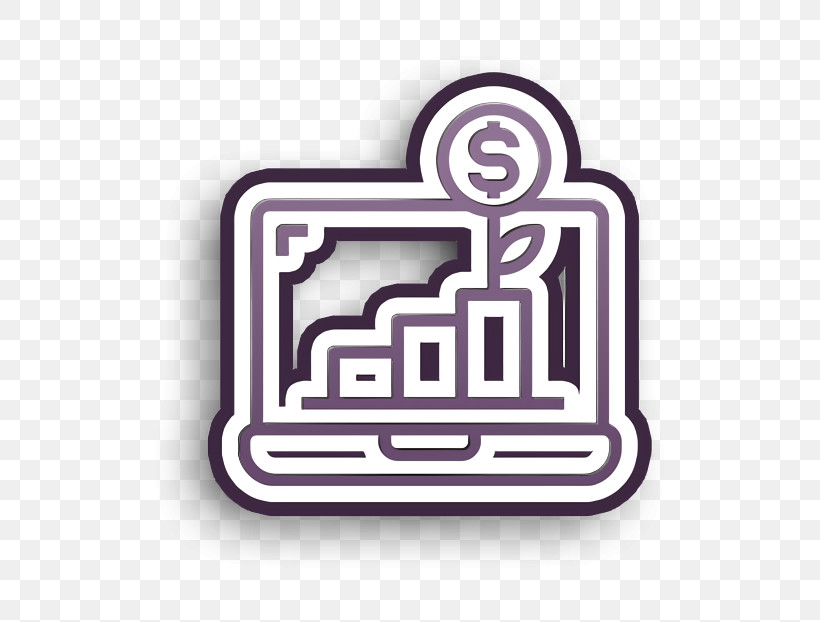 Startup Icon Laptop Icon Growth Icon PNG