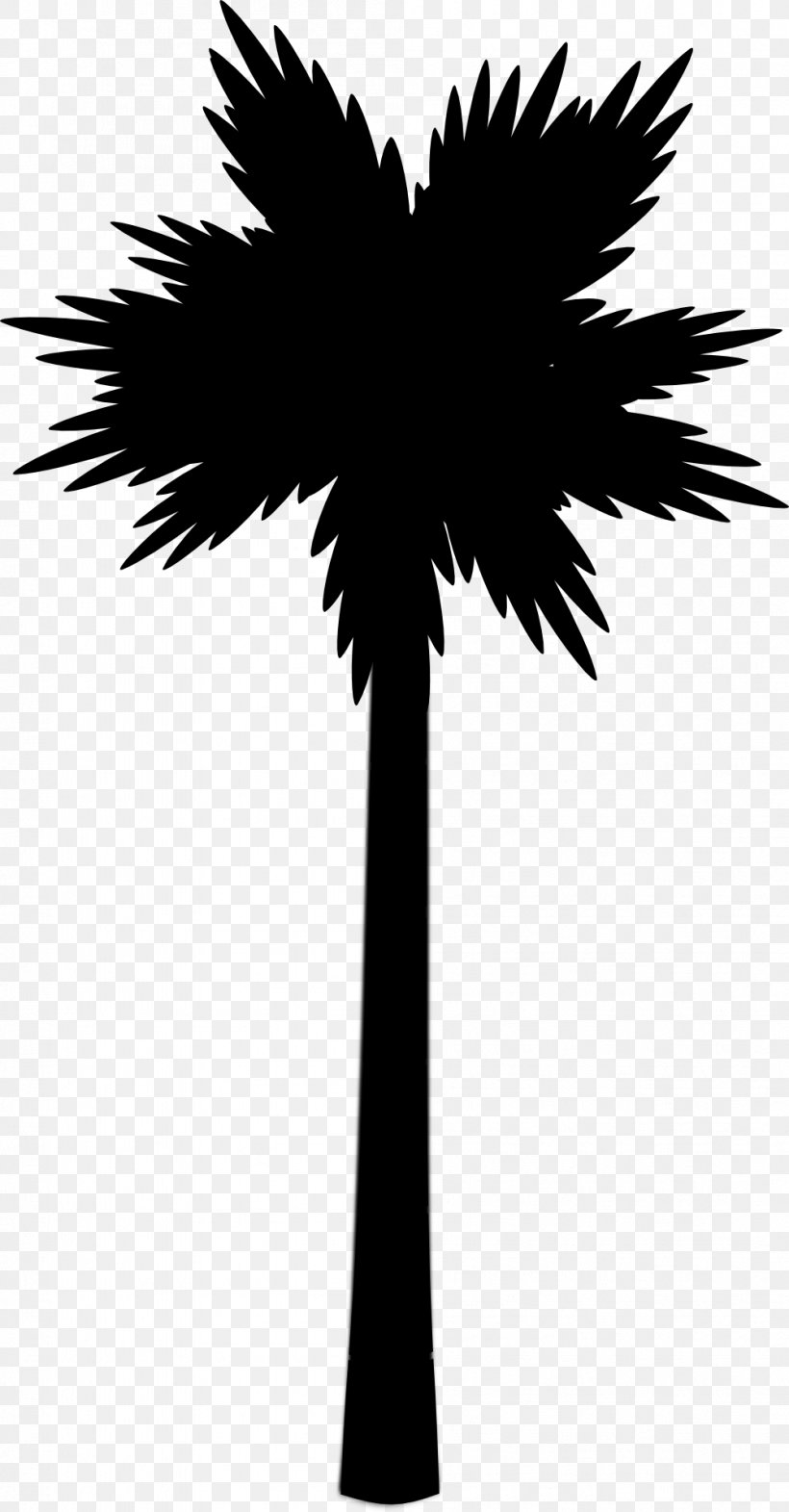 Arecaceae Tree Clip Art, PNG, 1002x1920px, Arecaceae, Arecales, Black And White, Borassus Flabellifer, Branch Download Free