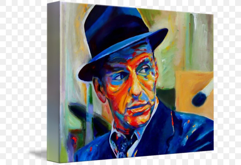 Frank Sinatra Painting Canvas Print Big Band, PNG, 650x560px, Frank Sinatra, Acrylic Paint, Art, Artwork, Big Band Download Free