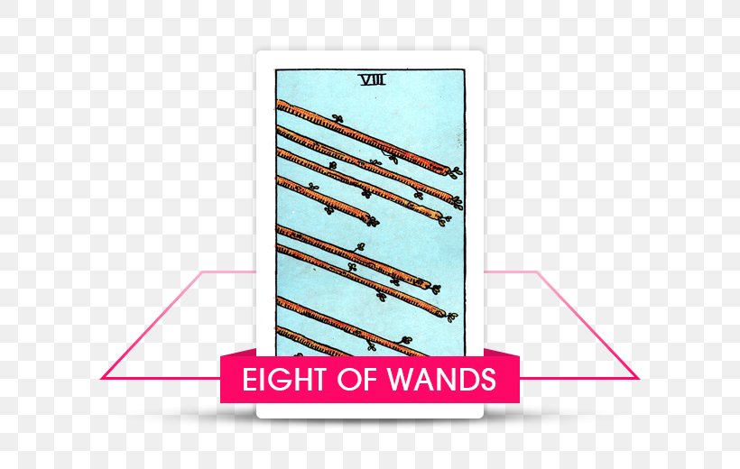 Tarot Suit Of Wands Eight Of Wands Divination Astrology, PNG, 820x520px, Tarot, Area, Astrology, Brand, Breakup Download Free