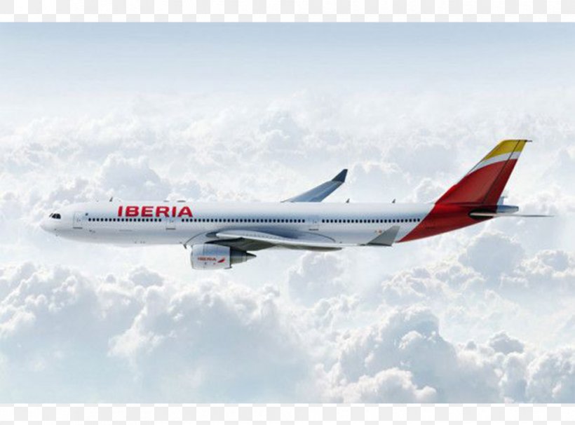 Airplane Iberia Flight Airbus A330 Airline, PNG, 990x732px, Airplane, Aerospace Engineering, Air Travel, Airbus, Airbus A320 Family Download Free