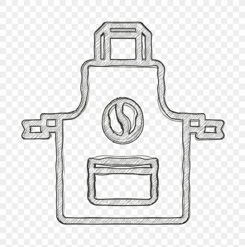 Apron Icon Coffee Icon, PNG, 1244x1256px, Apron Icon, Coffee Icon, Line Art, Rectangle Download Free