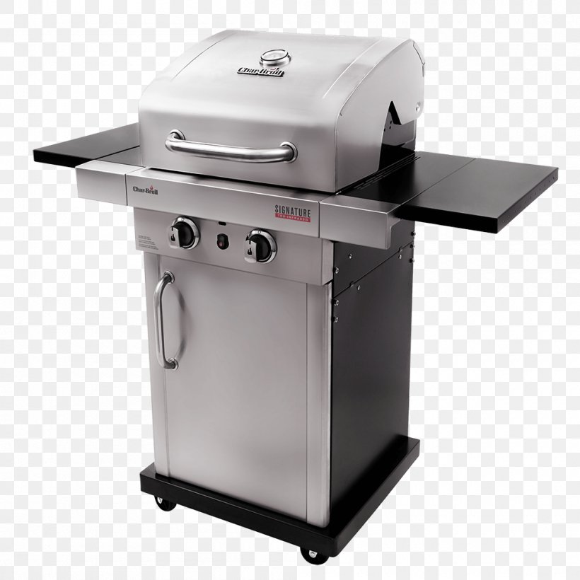 Barbecue Grilling Char-Broil Professional Series 463675016 Char-Broil Signature 4 Burner Gas Grill, PNG, 1000x1000px, Barbecue, Bbq Smoker, Charbroil, Cooking, Food Download Free