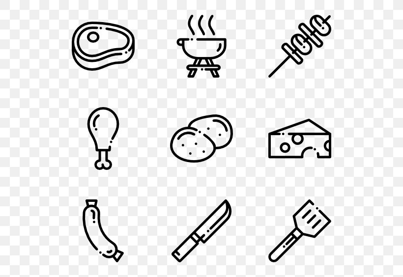Cooking Cartoon, PNG, 600x564px, Barbecue, Barbecue Grill, Blackandwhite, Cooking, Food Download Free