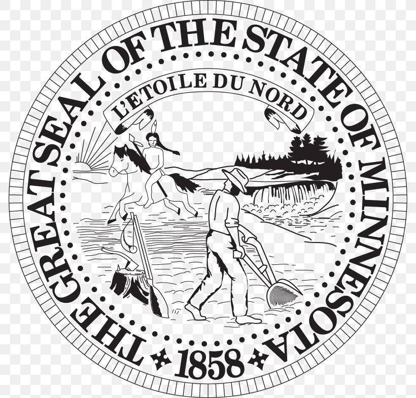 Hennepin County, Minnesota Seal Of Minnesota Iowa Seal Of Washington Governor Of Minnesota, PNG, 786x786px, Hennepin County Minnesota, Area, Black And White, Brand, Election Download Free