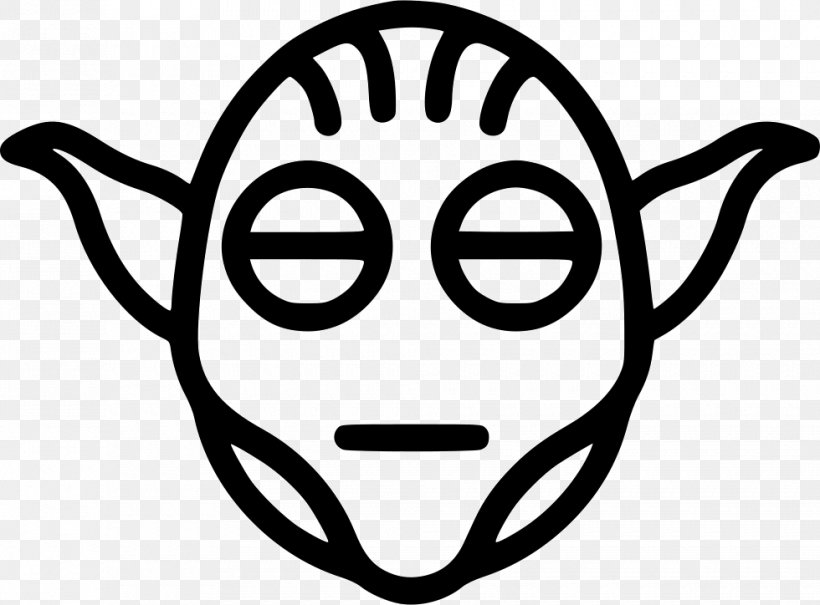 Yoda Clip Art Film, PNG, 980x724px, Yoda, Black And White, Cinema, Emoticon, Face Download Free