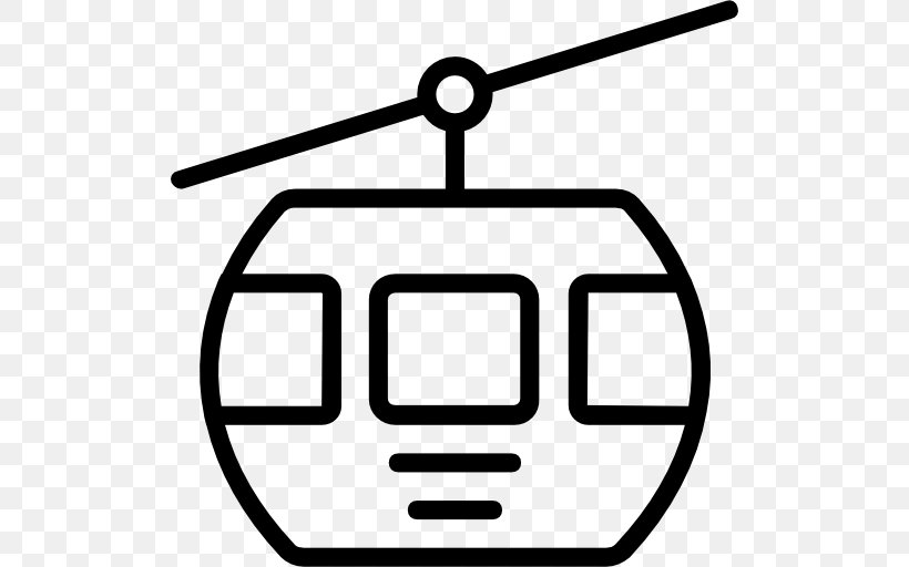 Cable Car Transport Aiguille Du Midi, PNG, 512x512px, Cable Car, Aerial Tramway, Area, Black And White, Button Download Free