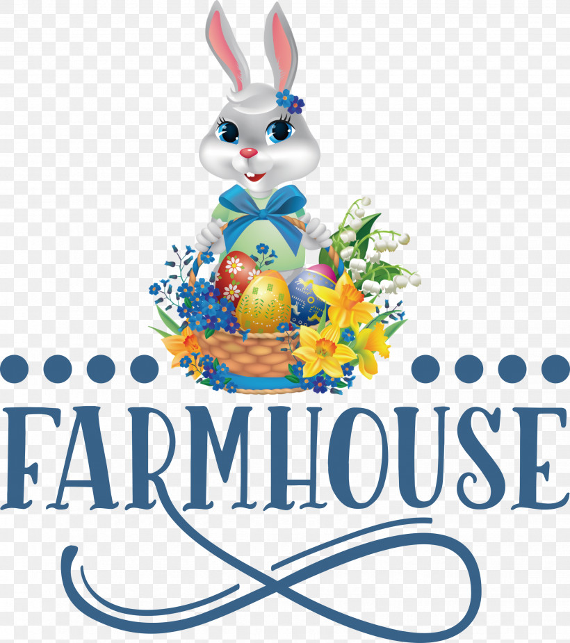Farmhouse, PNG, 2657x2999px, Farmhouse, Cartoon, Chicken, Doormat, Easter Bunny Download Free