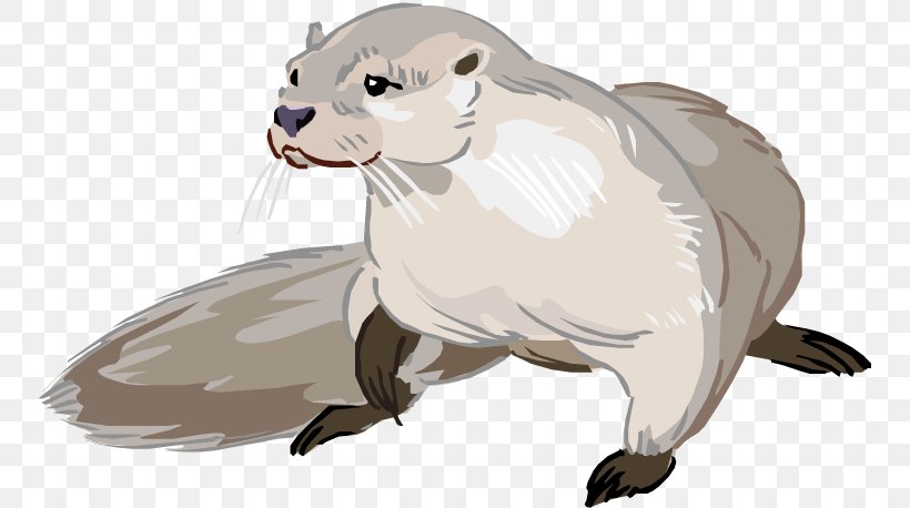 Sea Otter North American River Otter Drawing Cartoon Clip Art, PNG, 750x458px, Sea Otter, Art, Bear, Carnivoran, Cartoon Download Free