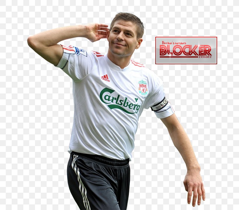 Steven Gerrard T-shirt Team Sport Shoulder Sports, PNG, 693x719px, Steven Gerrard, Arm, Clothing, Jersey, Joint Download Free