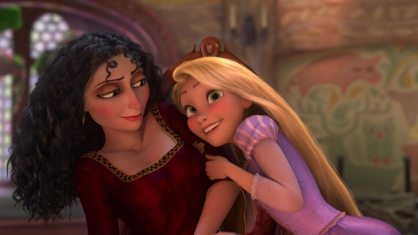 Mandy Moore Flynn Rider Tangled Rapunzel Gothel, PNG, 1280x720px, Watercolor, Cartoon, Flower, Frame, Heart Download Free