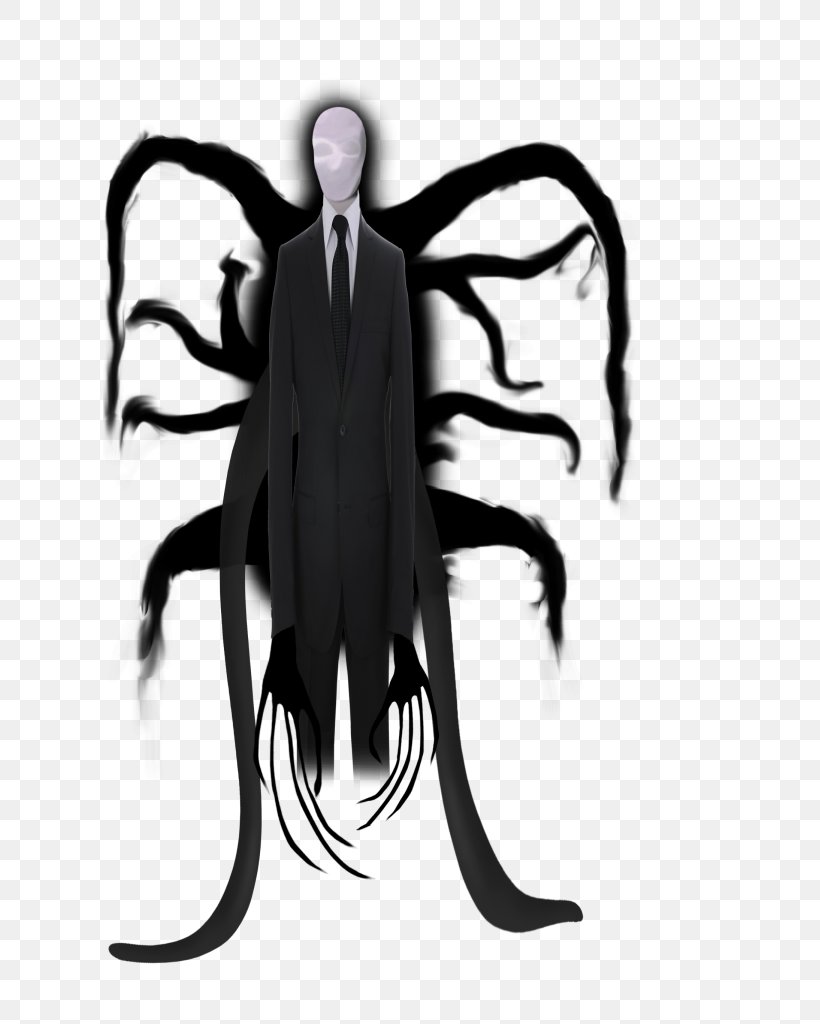 Slenderman Slender: The Eight Pages Slender Rising 2 Clip Art, PNG, 613x1024px, Slenderman, Black And White, Character, Creepypasta, Demon Download Free