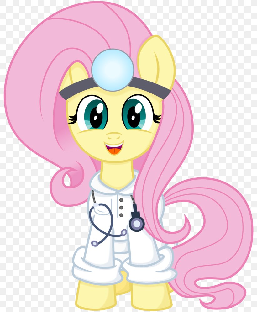 Fluttershy Pinkie Pie Physician, PNG, 803x995px, Watercolor, Cartoon, Flower, Frame, Heart Download Free